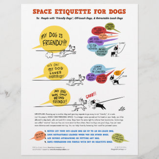 Prospectus 21,6 Cm X 24,94 Cm Étiquette de l'espace pour chiens - Dépliants 8,5"