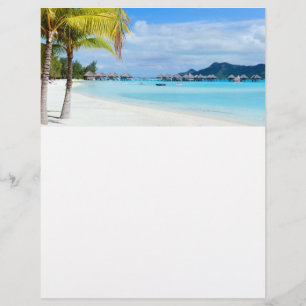 Prospectus 21,6 Cm X 24,94 Cm Fabuleux paysage marin tropical