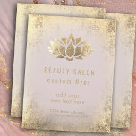 Prospectus 21,6 Cm X 24,94 Cm FAUX gold foil lotus logo design<br><div class="desc">please note this is a printed product with NO REAL GOLD FOIL</div>
