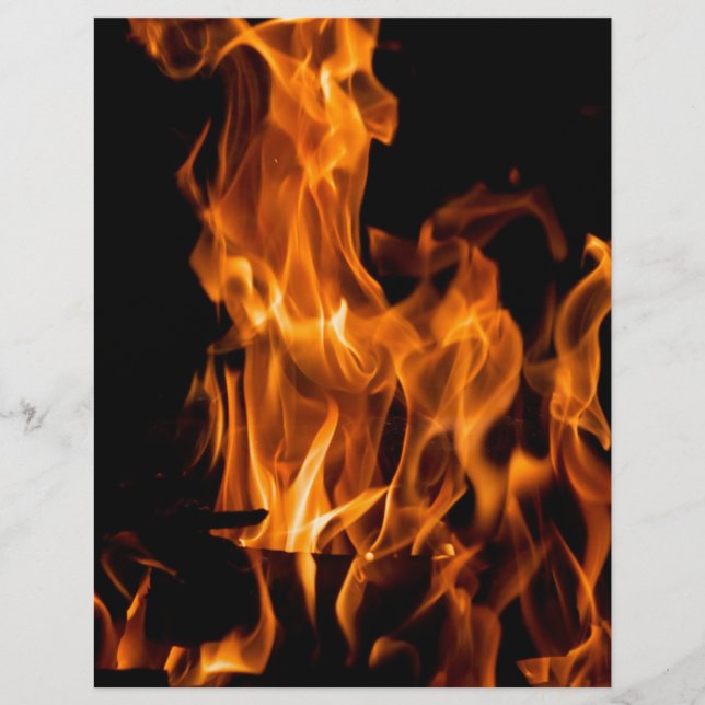 Prospectus 21,6 Cm X 24,94 Cm Feu (Devant)