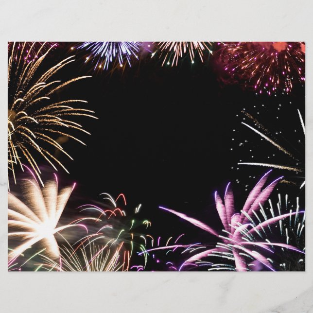 Prospectus 21,6 Cm X 24,94 Cm Feu d'artifice Grand Finale (Devant)