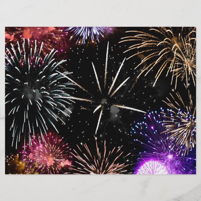 Prospectus 21,6 Cm X 24,94 Cm Feu d'artifice Grande Finale (Devant)