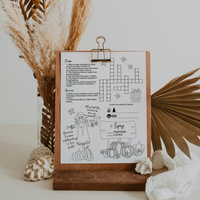 Prospectus 21,6 Cm X 24,94 Cm Feuille d'activité pour enfants (Créateur téléchargé)