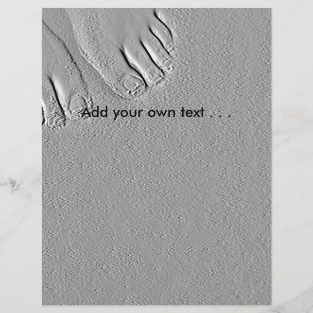 Prospectus 21,6 Cm X 24,94 Cm feuille de sable (Devant)