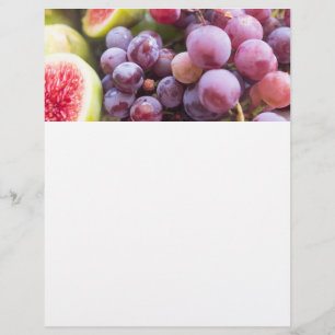Prospectus 21,6 Cm X 24,94 Cm Figues fraîches et raisins