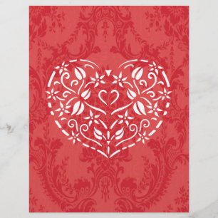 Prospectus 21,6 Cm X 24,94 Cm Filigree Heart
