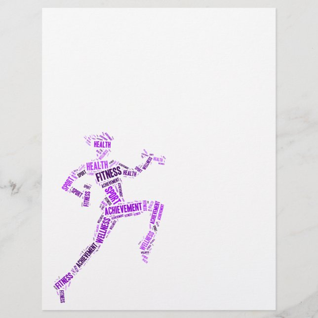 Prospectus 21,6 Cm X 24,94 Cm Fitness girl (Devant)