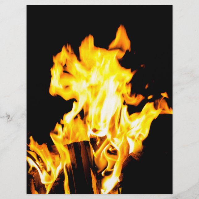Prospectus 21,6 Cm X 24,94 Cm Flamme orange (Devant)