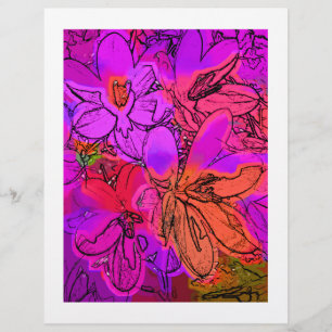 PROSPECTUS 21,6 CM X 24,94 CM FLEURS