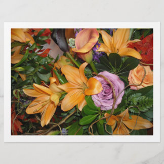 Prospectus 21,6 Cm X 24,94 Cm Fleurs mariages de automne