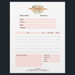 Prospectus 21,6 Cm X 24,94 Cm Floral Bakery Rolling Pin Patisserie Order Form<br><div class="desc">A simple modern order form design with a watercolor rolling pin illustration  pink and white roses and green leaves.
Easy to customize: use the template to add your name and contact.
Perfect professional look for your bakery services,  catering,  restaurant,  cake designer,  pastry chef,  personal chef and more.</div>