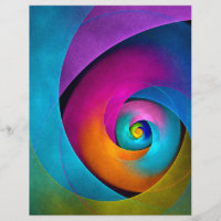 Floral moderne Art Abstrait rose Bleu Motif #17