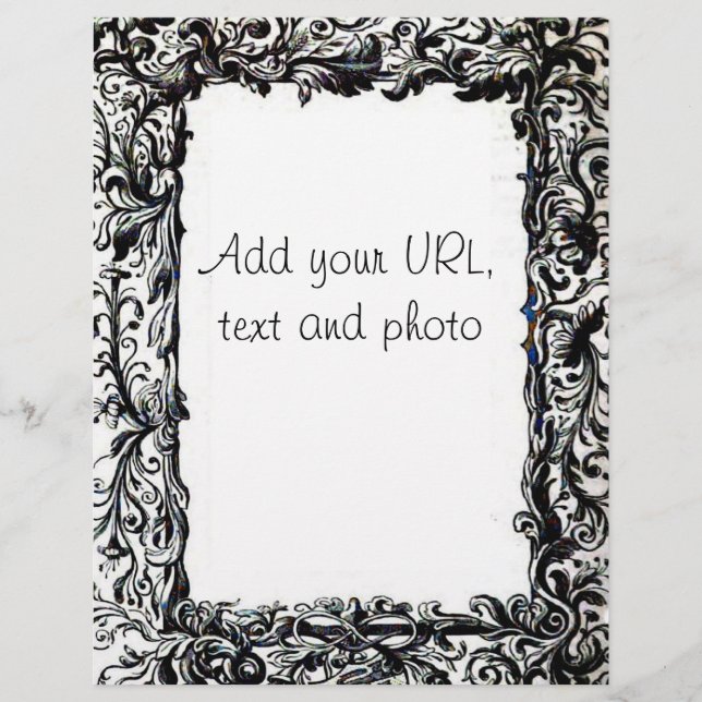 Prospectus 21,6 Cm X 24,94 Cm Flore Art déco (Devant)