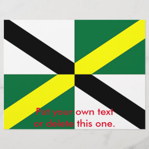 Prospectus 21,6 Cm X 24,94 Cm Flyer avec Drapeau de Monterey, Californie, USA