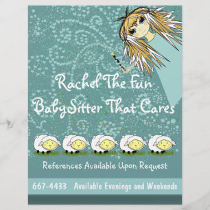 Prospectus 21,6 Cm X 24,94 Cm Flyer BabySitter