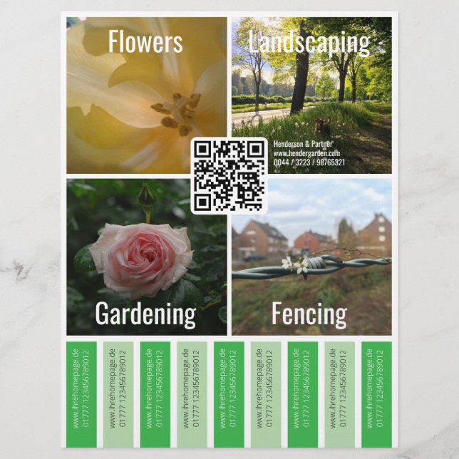 Prospectus 21,6 Cm X 24,94 Cm Flyer Code QR  (Devant)