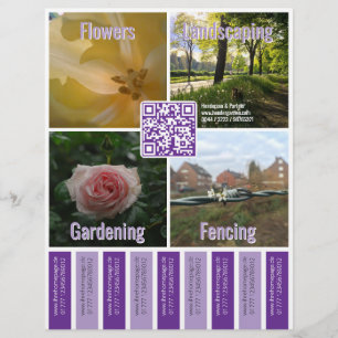 Prospectus 21,6 Cm X 24,94 Cm Flyer Code QR