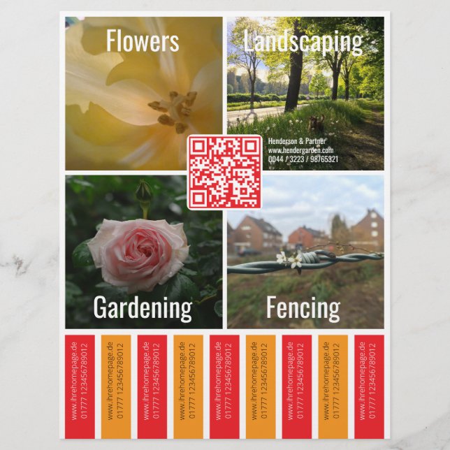 Prospectus 21,6 Cm X 24,94 Cm Flyer Code QR  (Devant)