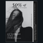 Prospectus 21,6 Cm X 24,94 Cm Flyer d'affaires noir et blanc<br><div class="desc">Laitier noir et blanc moderne et minimaliste. Sélectionnez l'option "Modifier à l'aide de l'outil de conception" pour customiser la conception plus avant. *recommandé de modifier à l'aide de votre ordinateur</div>