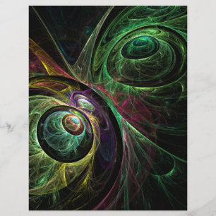 Prospectus 21,6 Cm X 24,94 Cm Flyer d'art abstrait Eye to Eye