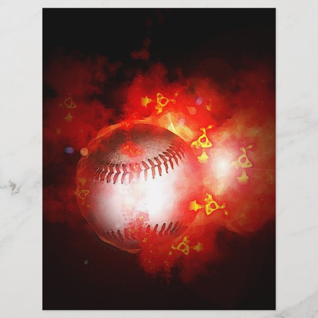 Prospectus 21,6 Cm X 24,94 Cm Flyer de baseball (Devant)