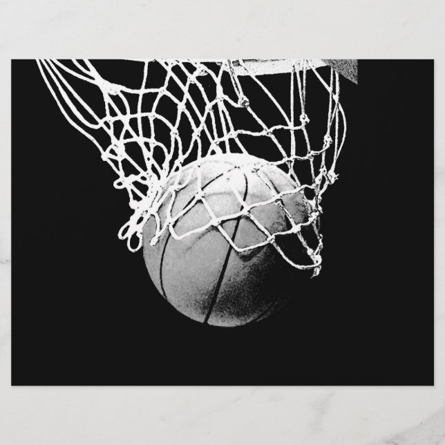 Prospectus 21,6 Cm X 24,94 Cm Flyer de basket-ball (Devant)