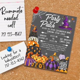 Prospectus 21,6 Cm X 24,94 Cm Flyer de collecte de fonds modifiable pour Hallowe