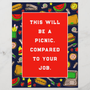 Prospectus 21,6 Cm X 24,94 Cm Flyer de fête d'été de la société