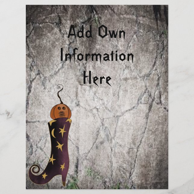 Prospectus 21,6 Cm X 24,94 Cm Flyer de fête d'Halloween (Devant)