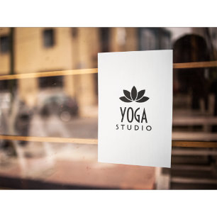 Prospectus 21,6 Cm X 24,94 Cm Flyer de fleur de lotus noir