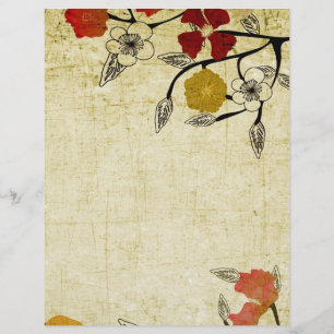 Prospectus 21,6 Cm X 24,94 Cm Flyer de fleurs vintage