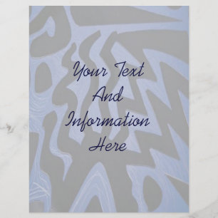 Prospectus 21,6 Cm X 24,94 Cm Flyer Funky Blue