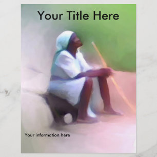 Prospectus 21,6 Cm X 24,94 Cm Flyer Modèle, Aide Haïti collecte de fonds faire-p