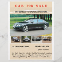 flyer personnalisable texte et photos vente