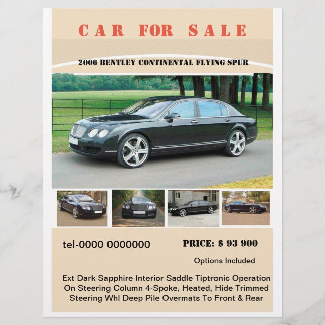 Prospectus 21,6 Cm X 24,94 Cm flyer personnalisable texte et photos vente (Devant)