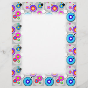 Prospectus 21,6 Cm X 24,94 Cm FLYER promotionnel - DESIGN DE CERcles POP ART