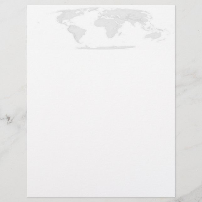 Prospectus 21,6 Cm X 24,94 Cm Flyer World Map (Devant)