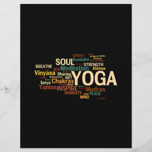 Prospectus 21,6 Cm X 24,94 Cm Flyer YOGA