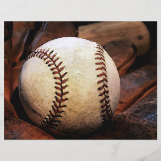Prospectus 21,6 Cm X 24,94 Cm Flyers de baseball
