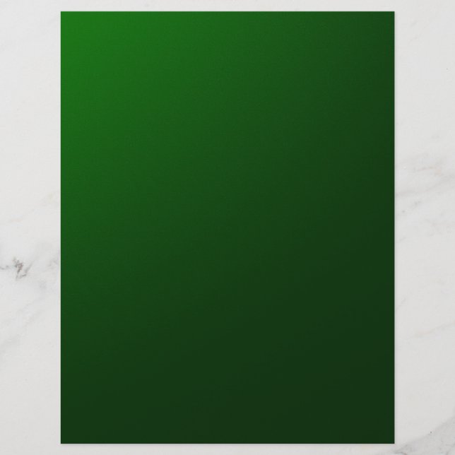 Prospectus 21,6 Cm X 24,94 Cm fond vert (Devant)
