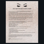 Prospectus 21,6 Cm X 24,94 Cm FORME DE CONSENTEMENT D'EXTENSION EYELASH Glamour<br><div class="desc">Les formulaires de consentement Eyelash Extensions sont parfaits pour votre entreprise Lash Extension. Cette conception moderne et sophistiquée de formulaire de consentement comprend une illustration glamour et minimaliste des cils d'une femme avec un ombrage rosegold, un titre et un bloc où vous pouvez insérer toutes vos données de consentement sur...</div>