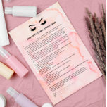 Prospectus 21,6 Cm X 24,94 Cm FORME DE CONSENTEMENT D'EXTENSION EYELASH rose gla<br><div class="desc">Les formulaires de consentement Eyelash Extensions sont parfaits pour votre entreprise Lash Extension. Cette conception moderne et sophistiquée de formulaire de consentement comprend une illustration glamour et minimaliste des cils d'une femme avec l'ombre de rosegold, un titre et un bloc où vous pouvez insérer tous vos détails de consentement éclairé...</div>