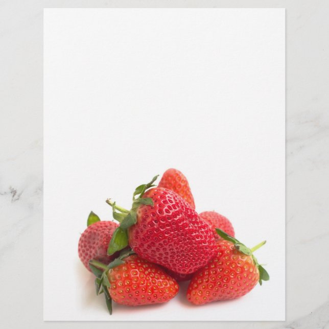 Prospectus 21,6 Cm X 24,94 Cm Fraise (Devant)