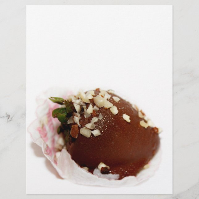 Prospectus 21,6 Cm X 24,94 Cm Fraises recouvertes de chocolat (Devant)