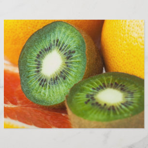 Prospectus 21,6 Cm X 24,94 Cm Fruits tropicaux : kiwi et pamplemousse