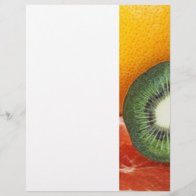 Prospectus 21,6 Cm X 24,94 Cm Fruits tropicaux : kiwi et pamplemousse (Devant)
