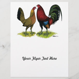 Prospectus 21,6 Cm X 24,94 Cm Gamefowl Pair