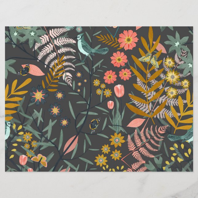 Prospectus 21,6 Cm X 24,94 Cm Garden of birds (Devant)