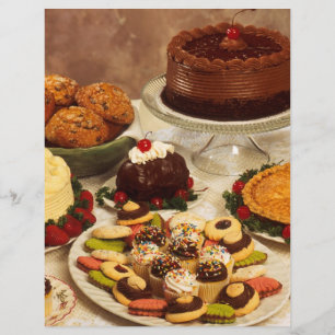 Prospectus 21,6 Cm X 24,94 Cm Gâteaux et bonbons
