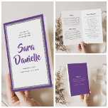 Prospectus 21,6 Cm X 24,94 Cm Glittery Silver violet Bat mitzvah plié Programme<br><div class="desc">Vous adorerez le papier utilisé pour ce programme-il est beaucoup plus lourd que le papier copie et est parfait pour vos programmes jetables. Utilisez le modèle pour remplir vos informations. L'outil de conception peut être utilisé pour modifier la police (taille, style, couleur), ajouter des lignes de texte ou modifier la...</div>